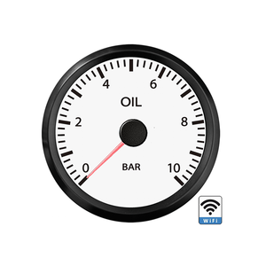 Nuevo Medidor de Presión de Aceite WiFi de 52 mm con Pantalla Negra, IP67 Impermeable, 12/24 V para Automóvil - Product Image 3