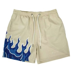 Pantalones Cortos Deportivos con Logotipo Personalizado, Impresión Digital a Color, Logotipo en Cordón, para Baloncesto, 5 Pulgadas, Transpirables, de Malla de Algodón, Cintura Media para Hombre - Product Image 6