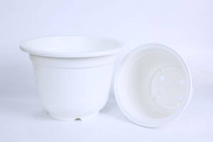Maceta de Plástico PP al por Mayor, Color Blanco, con Orificio de Drenaje en la Base, Ligera y Duradera, para Jardín, Balcón y Decoración del Hogar - Product Image 5