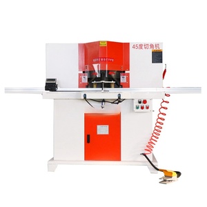 Machine à couper les angles en aluminium à 45 et 90 degrés pour la découpe de profilés de portes et fenêtres en bois - Product Image 3