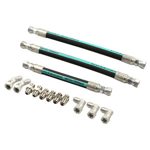 Kit linea tubo pompa olio ad alta pressione tubo antiruggine tubo olio raccordo per motori Powerstroke Ford 7.3L 1999-2003 - Product Image 1