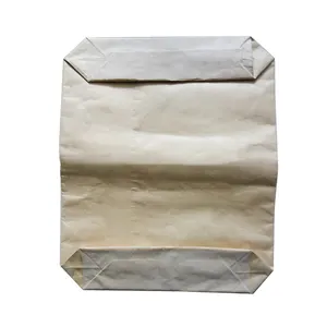 Square Bottom With Valve Bag Cement Kraft Paper Bag