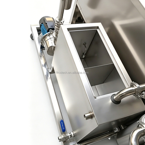 <span class=keywords><strong>Machine</strong></span> de nettoyage ultrasonique à panier rotatif 2 cuves pour petites pièces métalliques et minuscules composants, lavage et dégraissage à <span class=keywords><strong>tambour</strong></span> rotatif ultrasonique - Product Image 5
