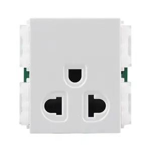 36mm X 46mm 2-Position American 16A Power Socket 86 Panel Power Socket