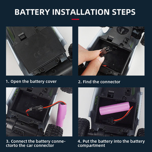 Voiture tout-terrain électrique 2,4 GHz haute vitesse, 4x4, avec fonctions de drift et cascades, éclairage, jouet de course, échelle 1:22, pour les 7-14 ans - Product Image 2