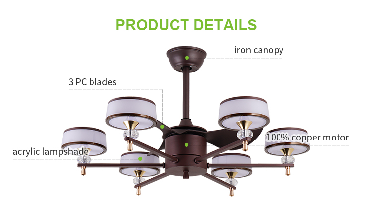Breezelux  dining room ceiling fan lamp  modern simple household ultra-thin LED ceiling lamp