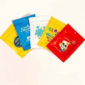 Bolsa de Mylar sellada de 3 lados personalizada, 3,5G-28G, embalaje de papel de aluminio, bolsas Ziplock a prueba de humedad y olores para gomitas, bolsa de plástico - Product Image 3