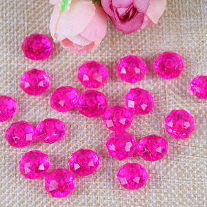 Acrylic Round <b>Beads</b> 6-12mm Transparent Imitation Crystal Loose <b>Beads</b> For Jewelry Making - Product Image 4