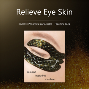 Masques pour les yeux en hydrogel au collagène de caviar noir, vente en gros d'usine de masques pour les yeux en gel, masques pour les yeux en gel hydratants et <span class=keywords><strong>anti</strong></span>-rides - Product Image 2