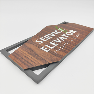 Индивидуальный дизайн YIYAO, Современная табличка, гостиничный дом, номерной знак, домашний персонализированный дверной знак - Product Image 3