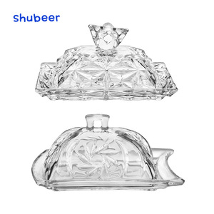 Стеклянная тарелка с тиснением - Product Image 4