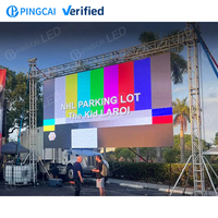 500x500mm/500x1000mm P2.6 P2.9 P3.91 3.91mm Portable Led Mur Grand Extérieur Pantalla LED Écran Publicitaire Extérieur