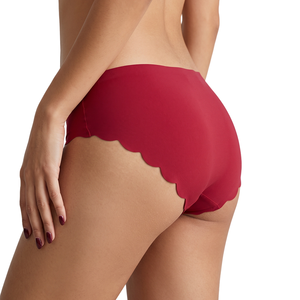 Culottes sans couture ultra-fines en soie glacée pour femmes, bord ondulé, sous-vêtements invisibles une pièce, lingerie <span class=keywords><strong>sexy</strong></span> <span class=keywords><strong>et</strong></span> respirante - Product Image 3