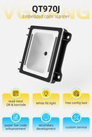 Escáner de Códigos QR COOLCODE QT970, Módulo de Escaneo USB, Lector de Códigos de Barras 1D y 2D, en Stock, 2 Años de Garantía