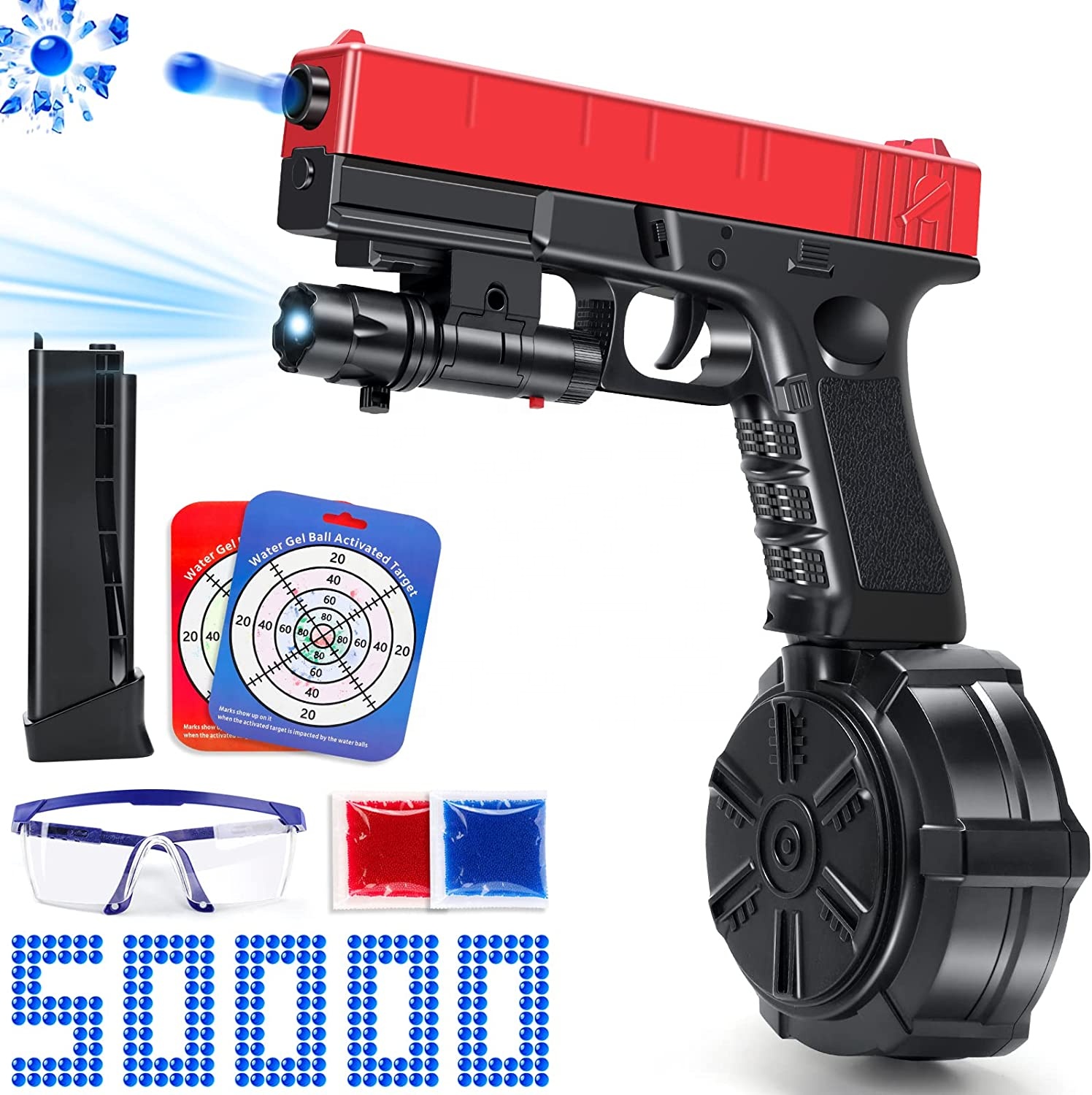 Amazon Горячие Продажи Брызги Мяч Бластер Электрический Гелевый Шарик Бластер Пистолет Водяной Гель Пистолет