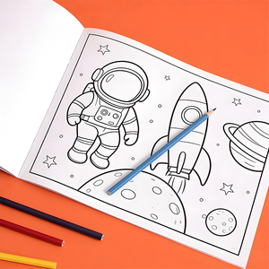 Impresión de Fábrica de Libros para Colorear para Niños, Libro para Colorear Personalizado con Páginas Perforadas, Impresión de Libros - Product Image 4