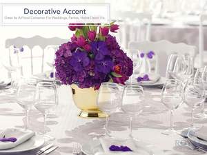 Jardinière décorative en <span class=keywords><strong>plastique</strong></span> <span class=keywords><strong>sur</strong></span> <span class=keywords><strong>pied</strong></span>, bol, couvercle de pot de fleurs, plat succulent pour fête de mariage, jardin, maison, décoration de vacances - Product Image 5