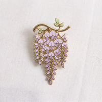 Badge en métal émaillé dur plaqué or, design personnalisé, motif de dessin animé mignon, motif floral élégant, épingles de revers personnalisées, épingles pour chapeau