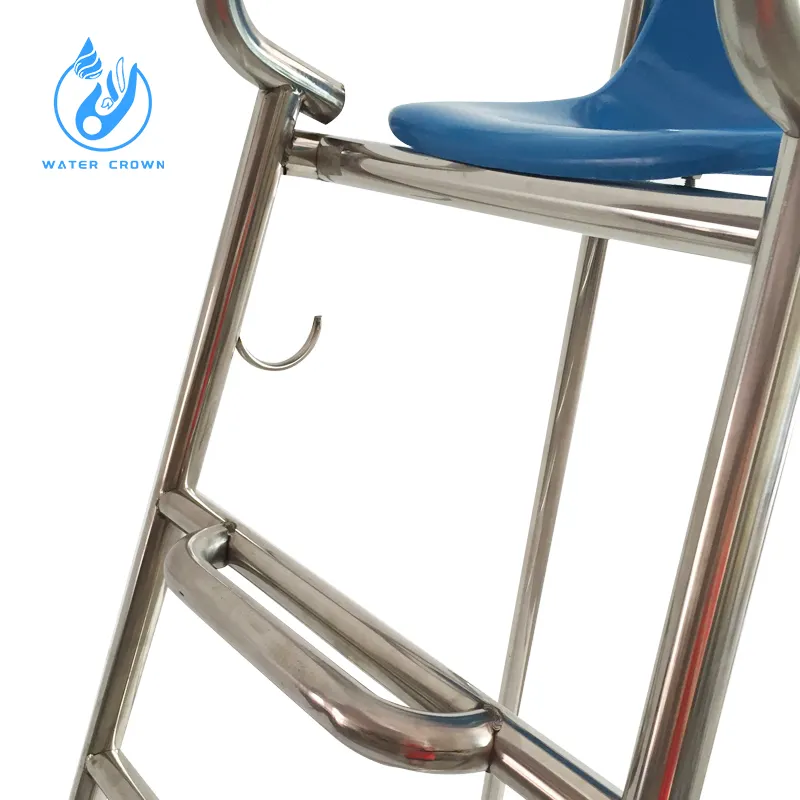 Profesyonel cankurtaran sandalye paslanmaz çelik havuz yüzme havuzu tasarrufu sandalye başlangıç platformu sandalye