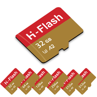 Carte mémoire SD H-Flash en gros, 8G 16G 32G 64G 128G, vitesse rapide, cartes mémoire TF, cartes mémoire flash pour tous les téléphones portables