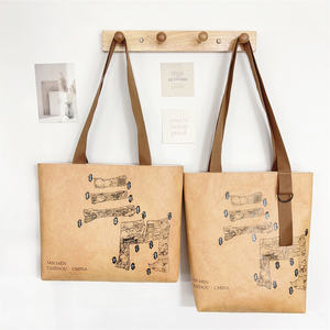 Factory <b>Tyvek</b> <b>Paper</b> Composite Non-woven Shopping Tote Eco Bag Customize Logo - Product Image 3