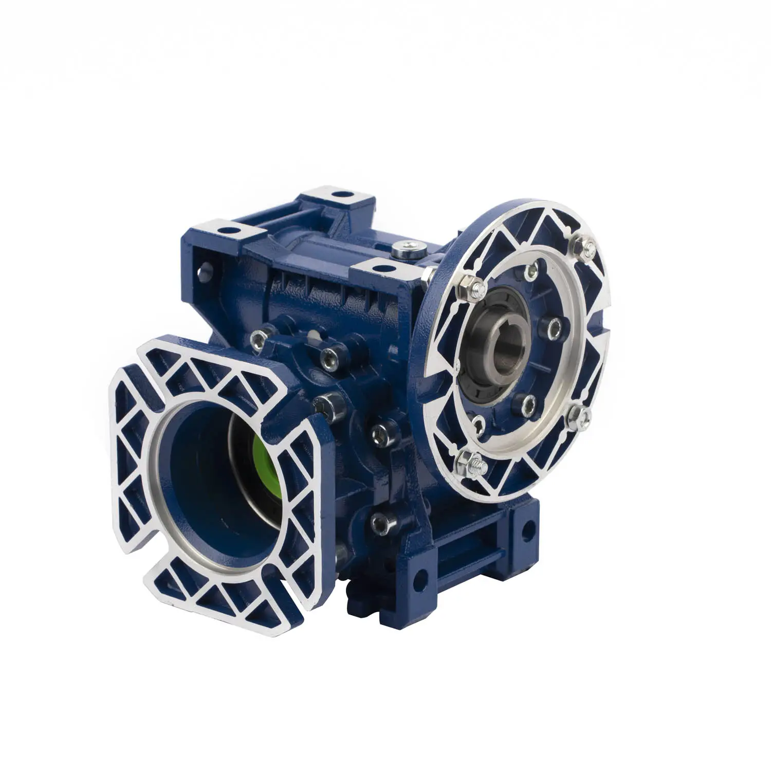 Riduttore per set di ingranaggi utilizzato per gli assi del triciclo elettrico cambio a vite senza fine in lega di alluminio OEM blu