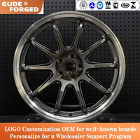 Jantes de voiture neuves GUDE à concavité profonde, moulées par flux, 16 17 18 19 pouces, 5*114.3 5*100 5*112, en aluminium pour 86 BRZ STI WRX Civic