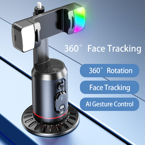 ที่วางโทรศัพท์มือถือพร้อมไฟวงแหวนควบคุมด้วยท่าทาง Ai อุปกรณ์เสริมมือถือ - Product Image 1