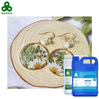 Bijoux en résine époxy cristalline Résine époxy liquide et durcisseur pour fleurs Artisanat Salle à manger Tables basses en bois Décoration artistique