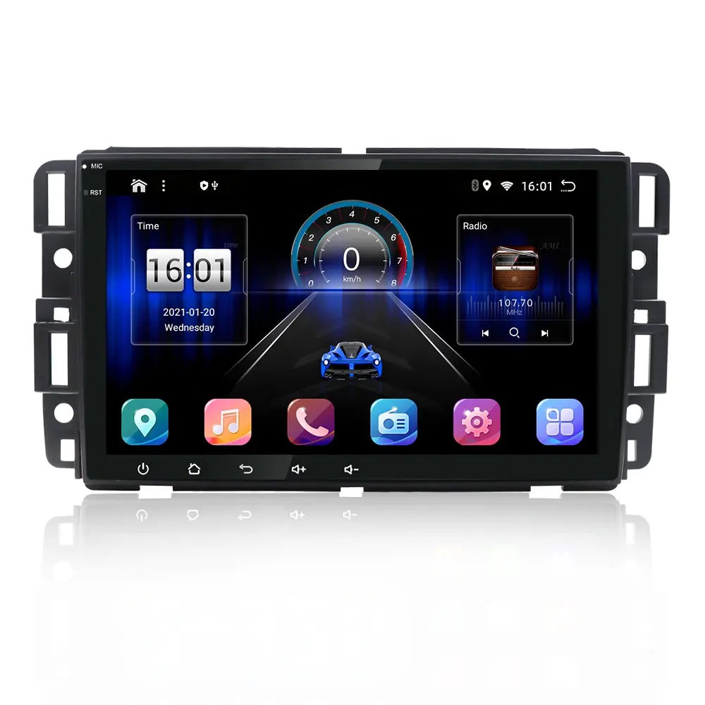 Jmance 8 Polegadas Painel Wireless/Wired Carplay Android Auto Navegador Gps Bt Wifi Dsp 2 Din Carro Dvd Player Para Gmc Chevrolet