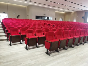 Заводская поставка, металлический церковный стул с замком для аудитории, оригинальный домашний кинотеатр, кресло и письменный стол - Product Image 5