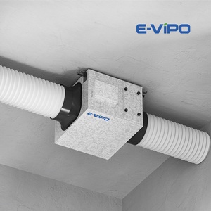 Unité de ventilation plate rectangulaire flexible pour prise d'air de climatiseur, extraction, économie d'énergie, contrôle intelligent Wi-Fi, compatible salle à manger, <span class=keywords><strong>VMC</strong></span> - Product Image 5