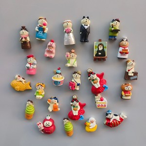 Imanes de Resina para Refrigerador, Estilo Japonés, Gato y Ciudades Chinas, Fuerte Succión, Pegatinas Magnéticas DIY para Tableros de Mensajes - Product Image 3