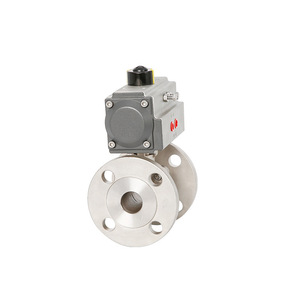 Vanne à boisseau sphérique pneumatique en acier inoxydable 1 pouce pour le contrôle de l'eau avec fonction réglable et conception isolée - Product Image 1