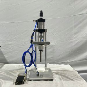 Machine de pressage semi-automatique pour bouteilles en verre et en plastique, miel, huiles, parfums, cosmétiques, savon, crème, shampoing - Product Image 5