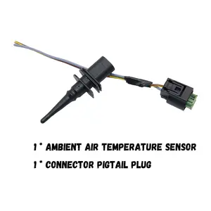 65816905133 65816905050 Set/Single Outside Ambient Air Temperature Sensor Connector Pigtail Plug For BMW 128i M3 Mini Cooper