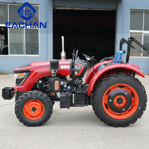 送料無料ディーゼルホイールトラクター80 HP多機能油圧サスペンショントラクター耕作地播種収穫トラクター - Product Image 4