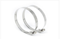 Acier inoxydable 201 304 clip de tuyau Type américain collier de serrage bande engrenage à vis sans fin allemand ss collier de serrage