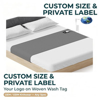 Drap de mise à la terre conducteur en fibre d'argent et coton biologique, tapis de sommeil antistatique pour améliorer la qualité du sommeil profond