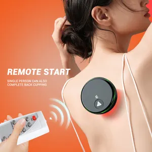 Controle Remoto Inteligente Massagem Terapia De Vidro Cupping Hijama Copos Conjuntos, vácuo chinês Cupping Machine, dispositivo elétrico Cupping Kit