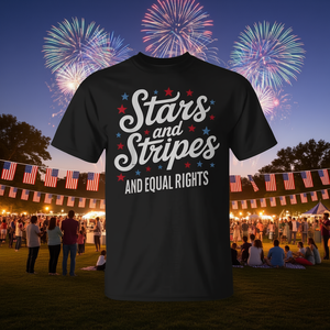 T-shirt con stelle e strisce, design patriottico per il 4 luglio - Product Image 3