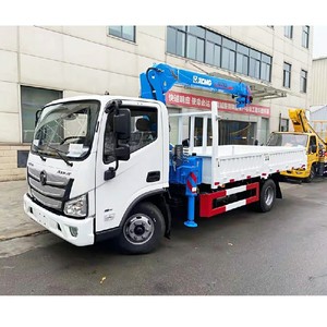 รถบรรทุก Foton 4x2 พร้อมเครน 3 ตัน 4 ตัน 5 ตัน เครนไฮดรอลิกแบบยืดหดได้ ติดตั้งบนรถบรรทุก เครนเคลื่อนที่สำหรับขาย - Product Image 4