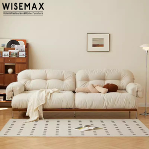 WISEMAX mobili giapponesi <span class=keywords><strong>minimal</strong></span> casa mobili piumino divano in metallo con struttura semplice divano in tessuto sezionale divano - Product Image 2