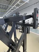 Máquina de remo de baja resistencia para entrenamiento de fuerza, equipo de gimnasio con carga de placas para uso comercial