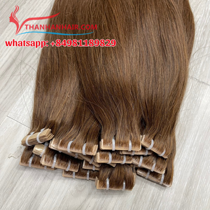Prix de gros russe Invisible Extensions de cheveux vierge Remy Invisible Tape Extension de cheveux de haute qualité brut cheveux vietnamiens - Product Image 2