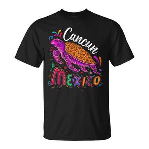T-shirt de plage Cancun Mexique, t-shirt promotionnel assorti pour la famille - Product Image 1
