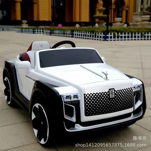 Children Electric Car 4 Wheel Remote Control Ride On Dual Drive Battery Toy For Boys And Girls Red White Orange - Product Image 3