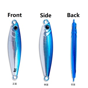 Leurre de pêche <span class=keywords><strong>Horizon</strong></span> Metal Jig 7g 10g 15g 20g 25g 30g 40g, hameçon assisté pour jigging, leurres de pêche en mer, leurre de jigging lent - Product Image 4