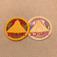 Écussons brodés personnalisés, appliques en tissu sergé, badges brodés pour vêtements, chapeaux, sacs