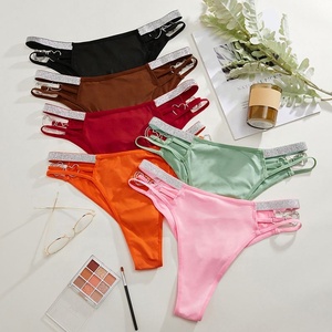 Ventes en gros de sous-vêtements <span class=keywords><strong>pour</strong></span> femmes grandes tailles Love Lron Ring Sexy Transparent Hot Panties XXL-XXXL Strings G-string - Product Image 4